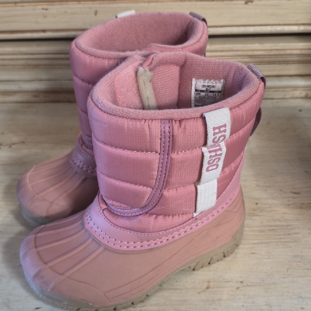 OshKosh B'gosh Pink Kids Rain & Snow Boots